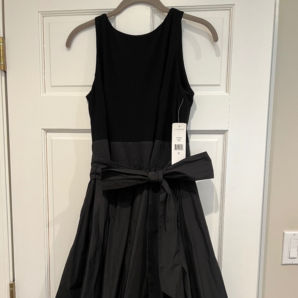 NWT/NEVER WORN Women's Ralph Lauren black party dress, SIZE 10